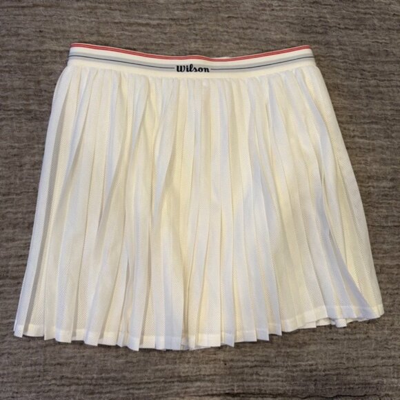 Wilson Limitless Pleated Mesh Tennis Skirt - NWOT - Picture 4 of 6